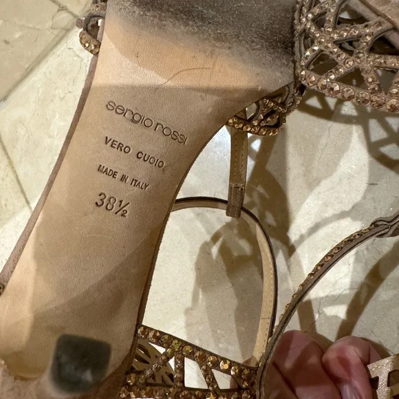 Sergio Rossi Tresor Sandals with crystals - Picture 7 of 13